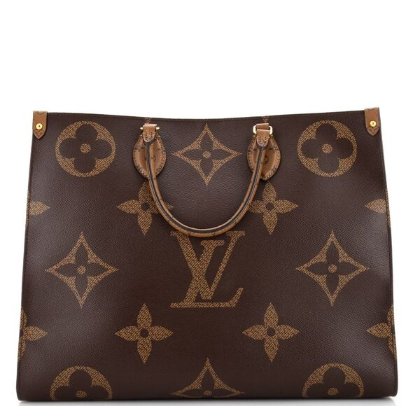 Louis Vuitton Handbags - Louis Vuitton OnTheGo Tote Reverse Monogram Giant GM Brown